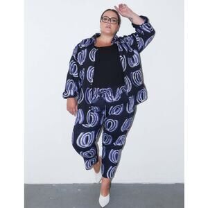 Osei-Duro Unisex Matching Set Bula Shirt & Kpong Trousers in Good Signal, XXL